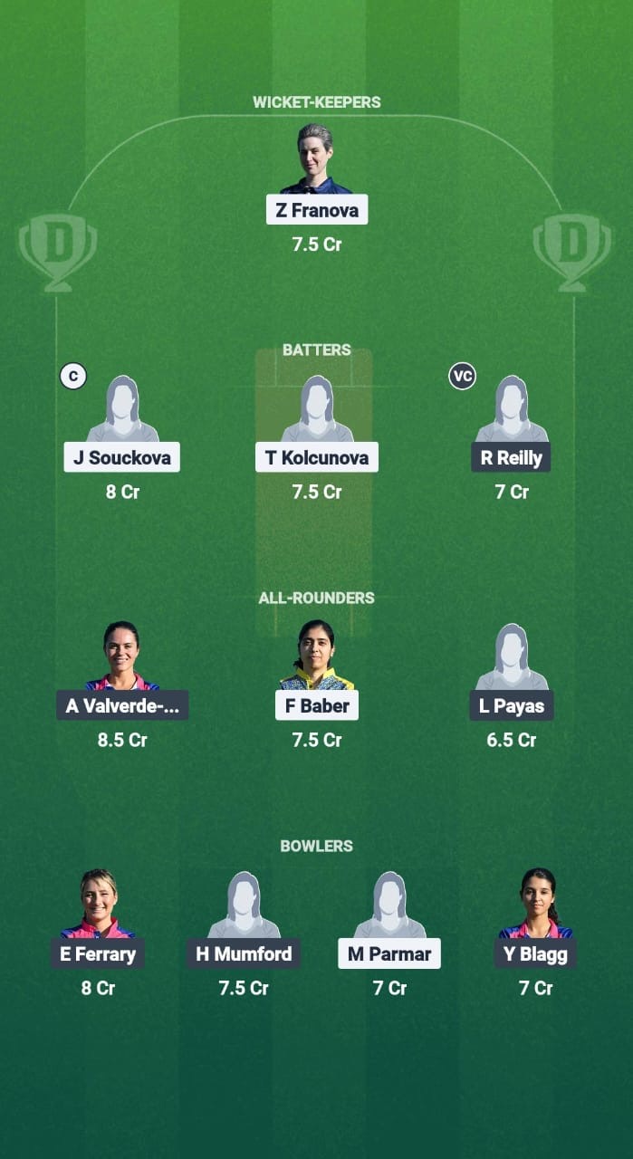 CZE-W vs GIB-W Dream11 Prediction Fantasy Cricket Tips Dream11 Team ECI-W T10 Czechia