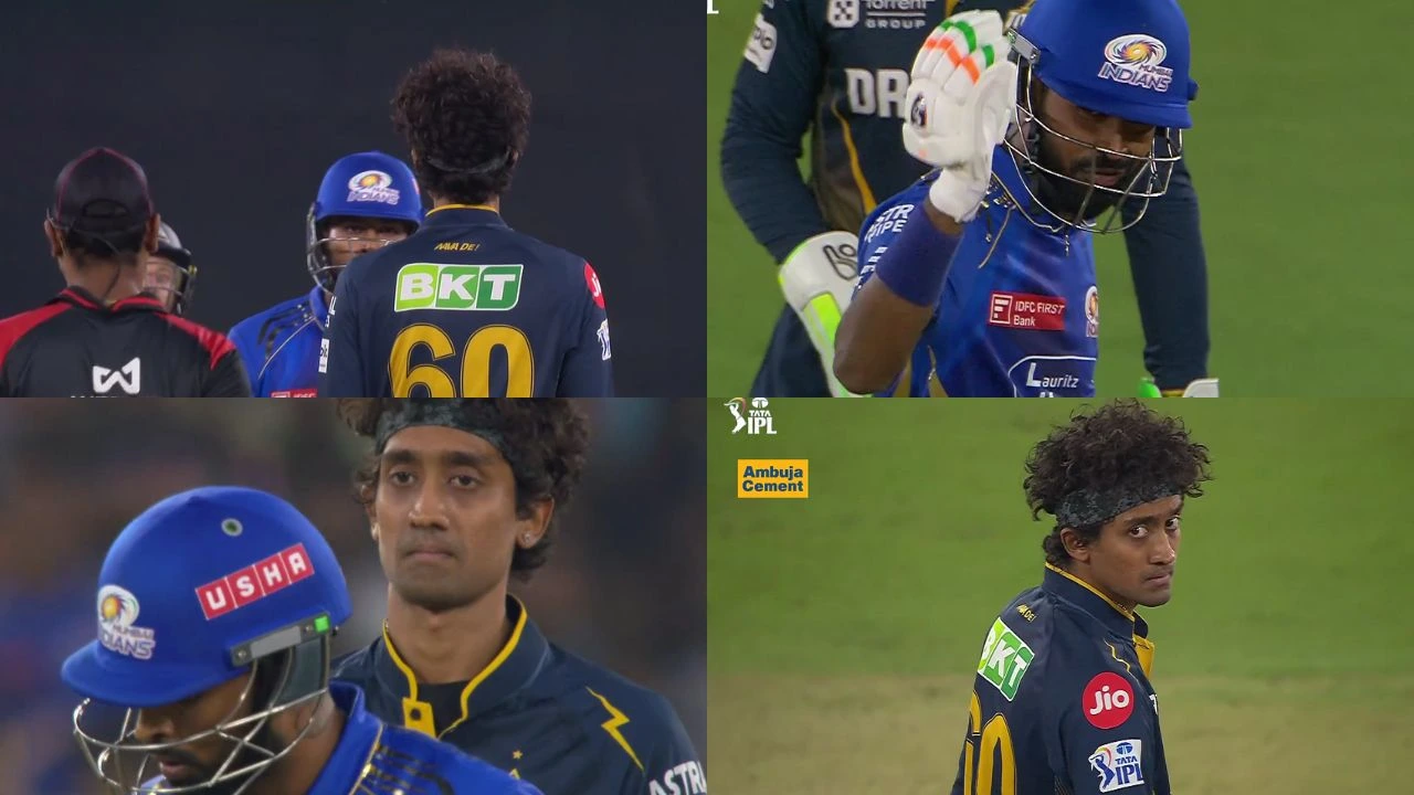 Hardik Pandya Sai Kishore Fight