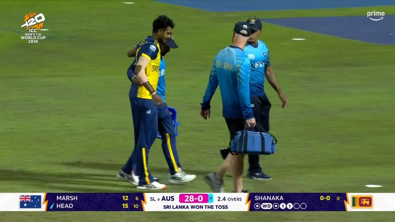 Matheesha Pathirana walks off against Australia as Sri Lanka suffer another huge injury blow