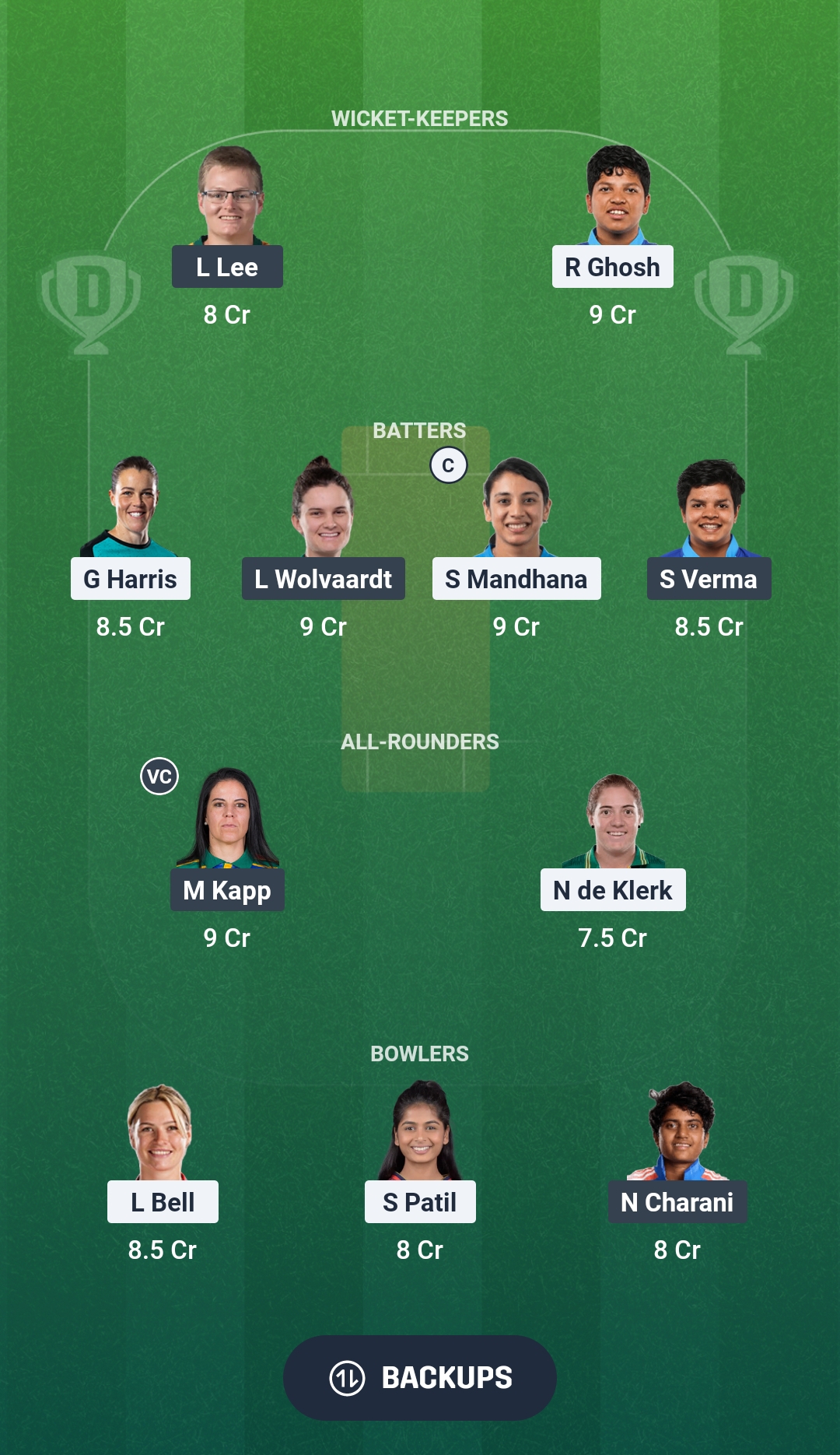 RCB-W vs DC-W Dream11 Prediction Fantasy Cricket Tips Dream11 Team WPL 2026 