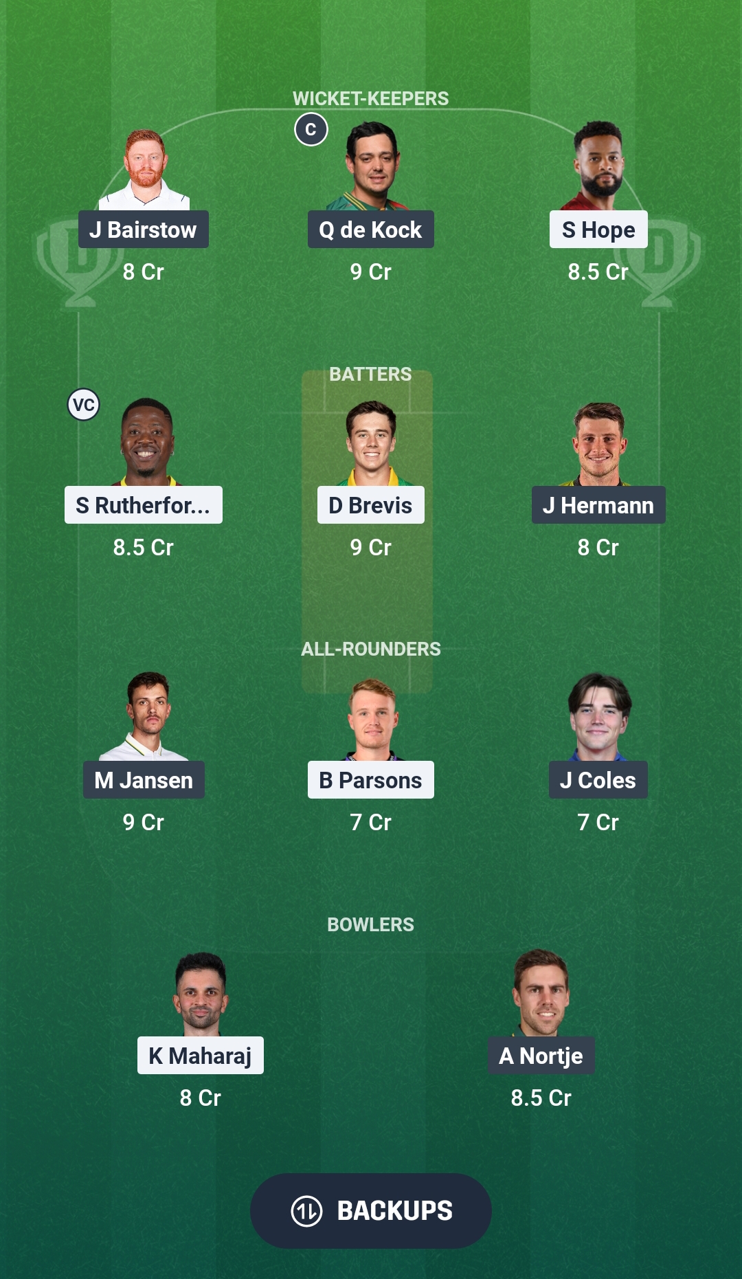 1000815650 PC vs SEC Dream11 Prediction Fantasy Cricket Tips Dream11 Team SA20 League 2026
