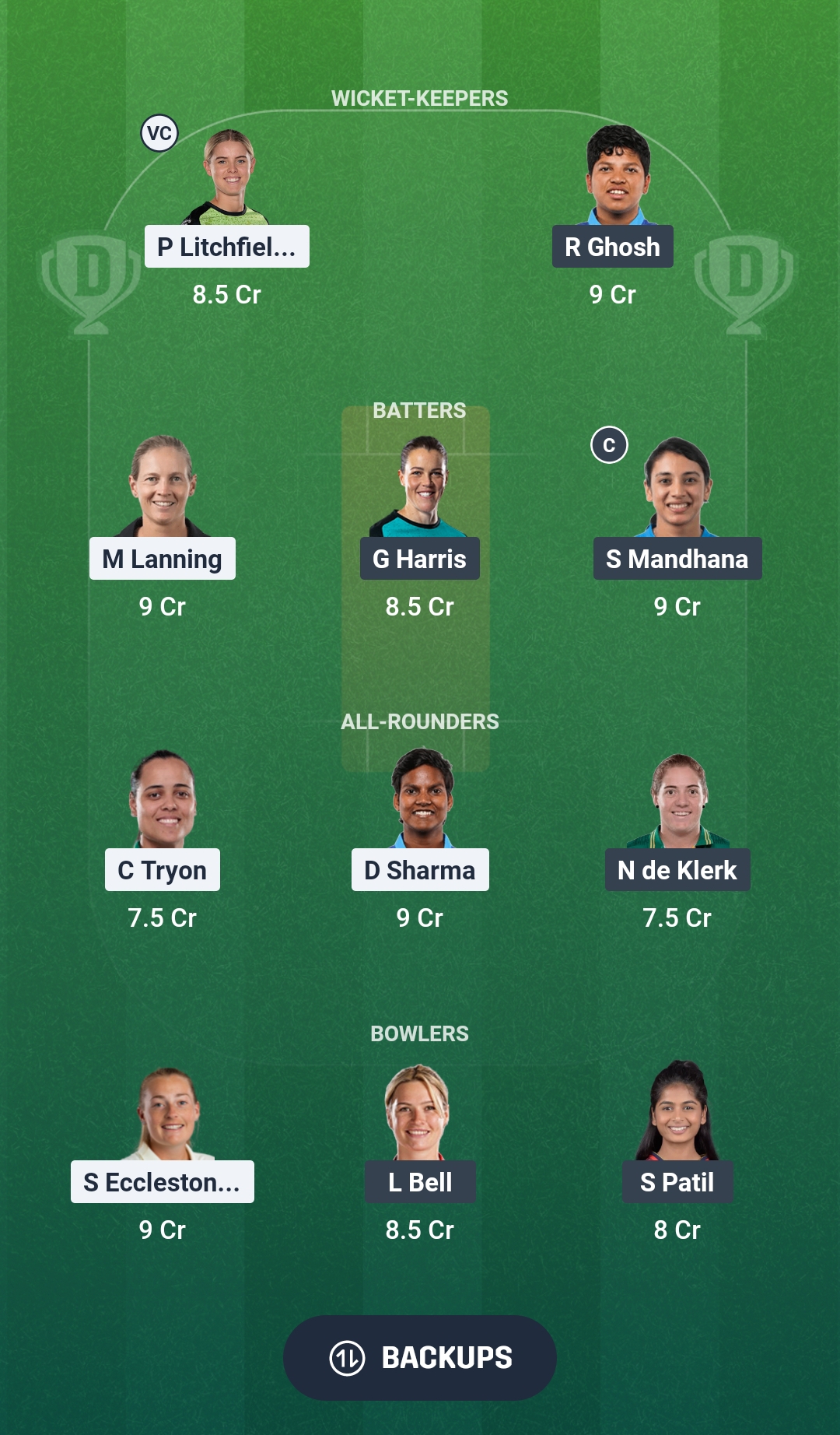 1000816878 UP-W vs RCB-W Dream11 Prediction Fantasy Cricket Tips Dream11 Team WPL 2026