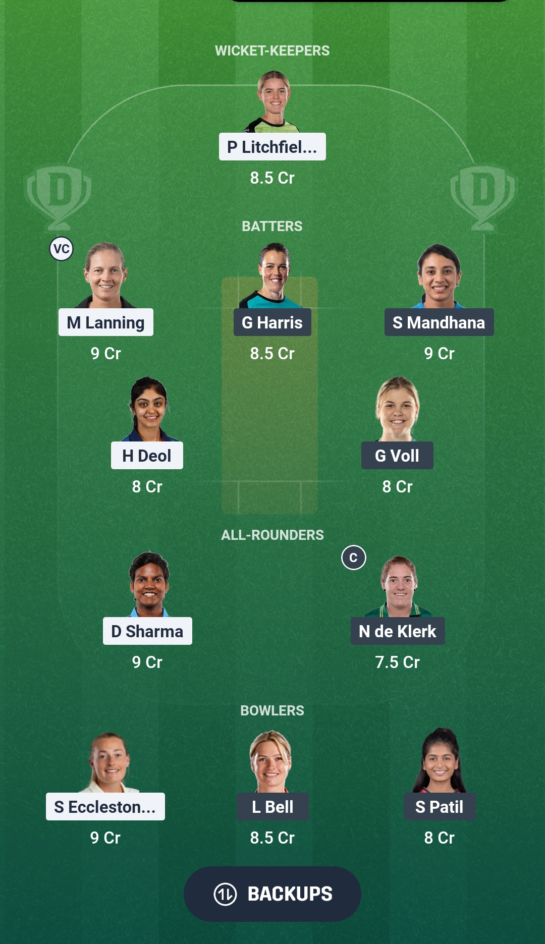 1000816880 UP-W vs RCB-W Dream11 Prediction Fantasy Cricket Tips Dream11 Team WPL 2026