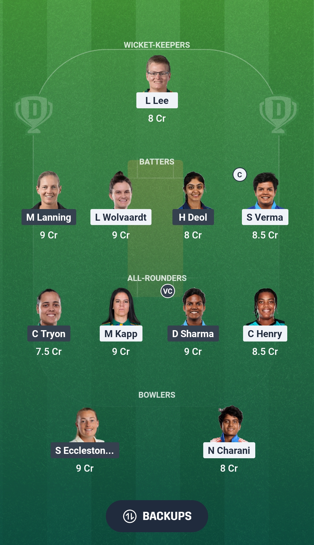 DC-W vs UP-W Dream11 Prediction Fantasy Cricket Tips Dream11 Team WPL 2026 