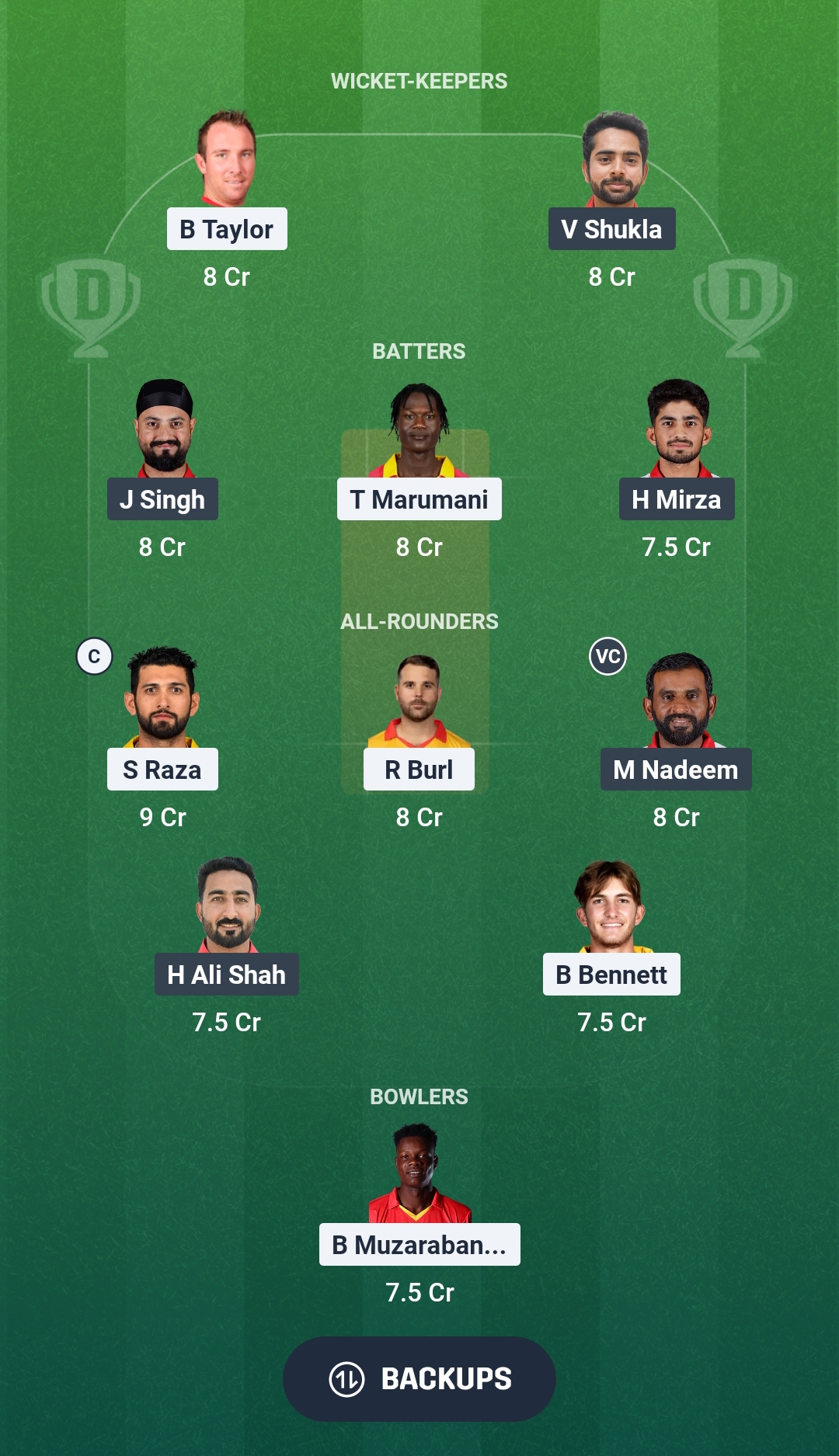 ZIM vs OMN Dream11 Prediction Fantasy Cricket Tips Dream11 Team ICC T20 World Cup 2026
