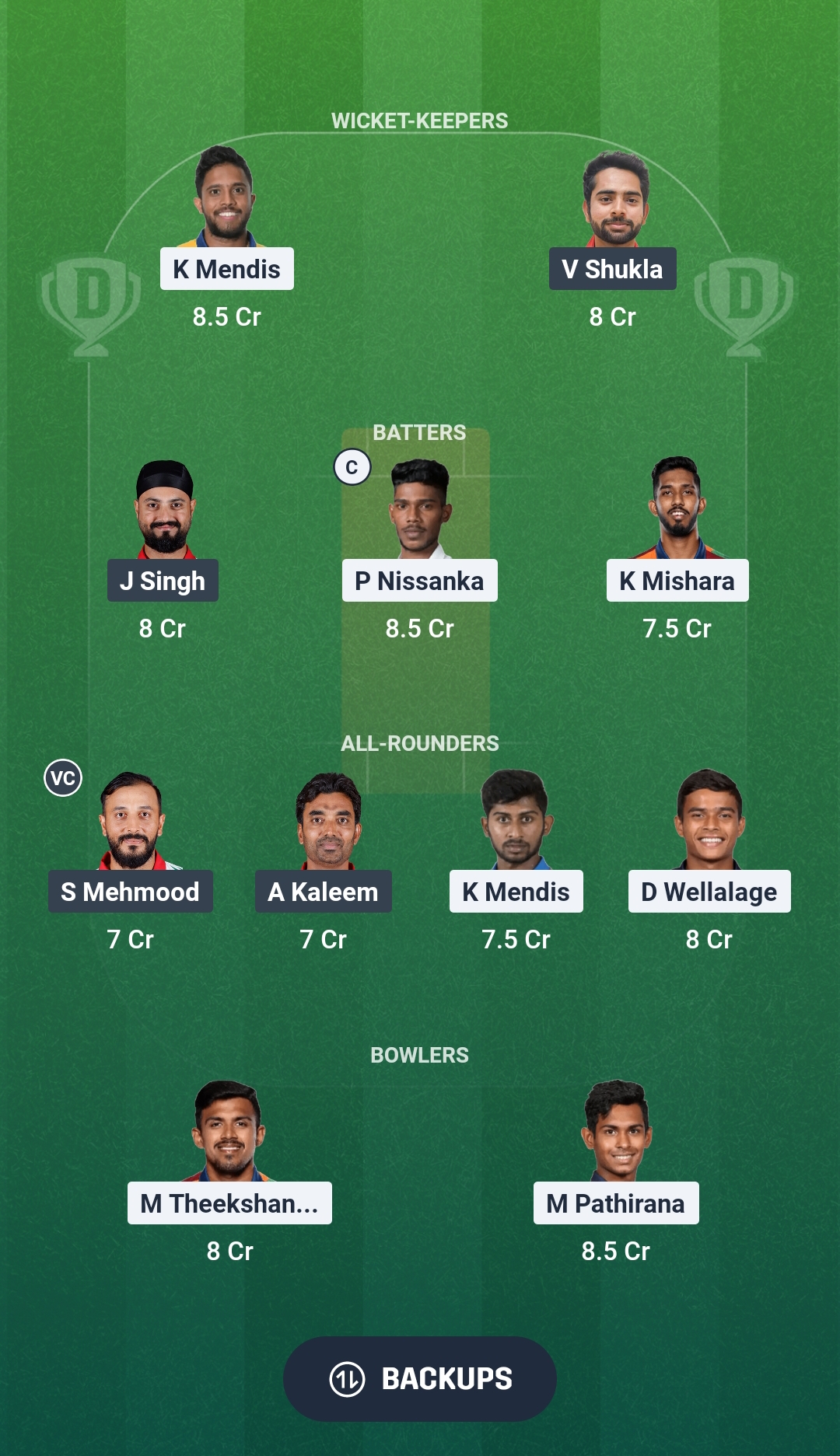 SL vs OMN Dream11 Prediction Fantasy Cricket Tips Dream11 Team ICC T20 World Cup 2026