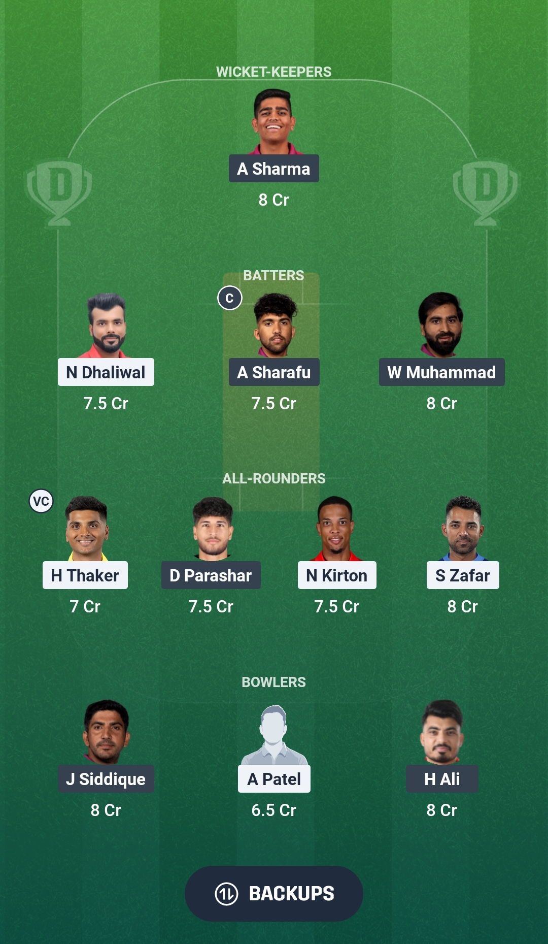 CAN vs UAE Dream11 Prediction Fantasy Cricket Tips Dream11 Team ICC T20 World Cup 2026