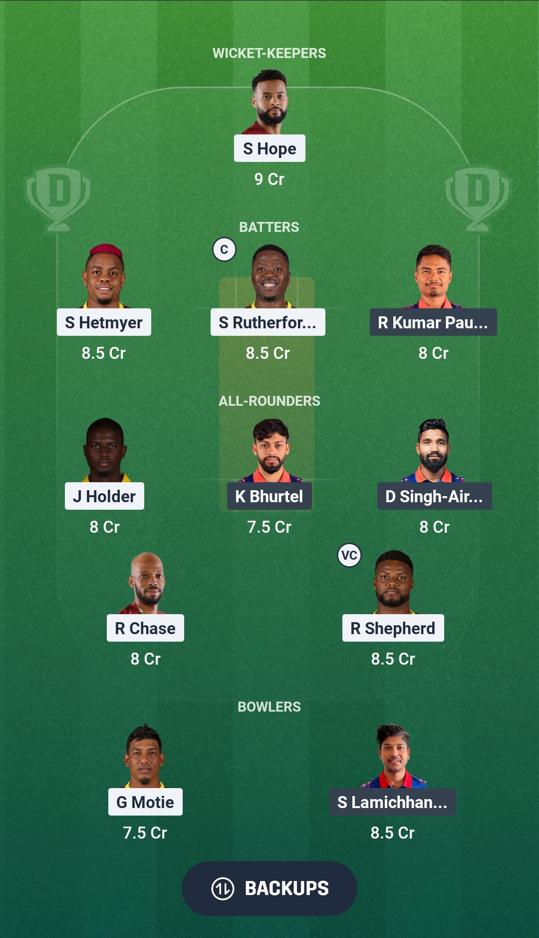 WI vs NEP Dream11 Prediction Fantasy Cricket Tips Dream11 Team ICC T20 World Cup 2026
