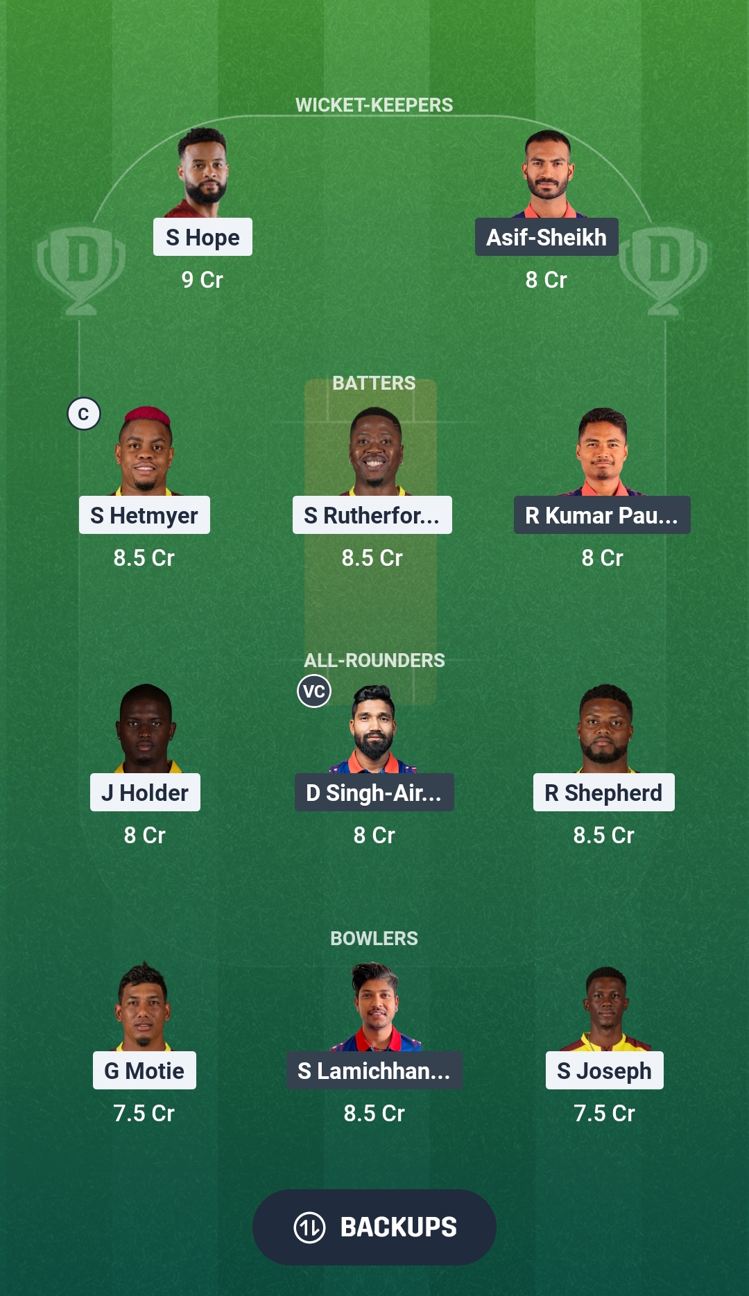 WI vs NEP Dream11 Prediction Fantasy Cricket Tips Dream11 Team ICC T20 World Cup 2026