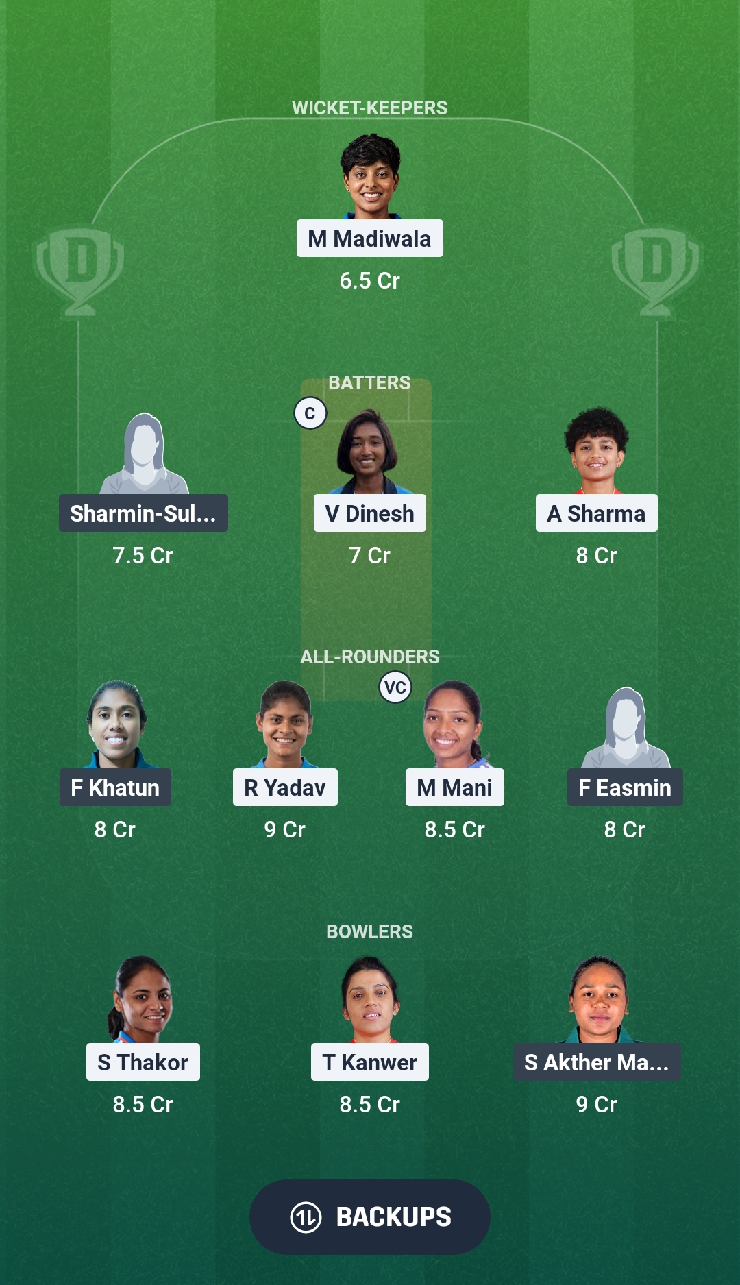 IN-W-A vs BD-W-A Dream11 Prediction Fantasy Cricket Tips Dream11 Team Women's Asia Cup Rising Stars 2026