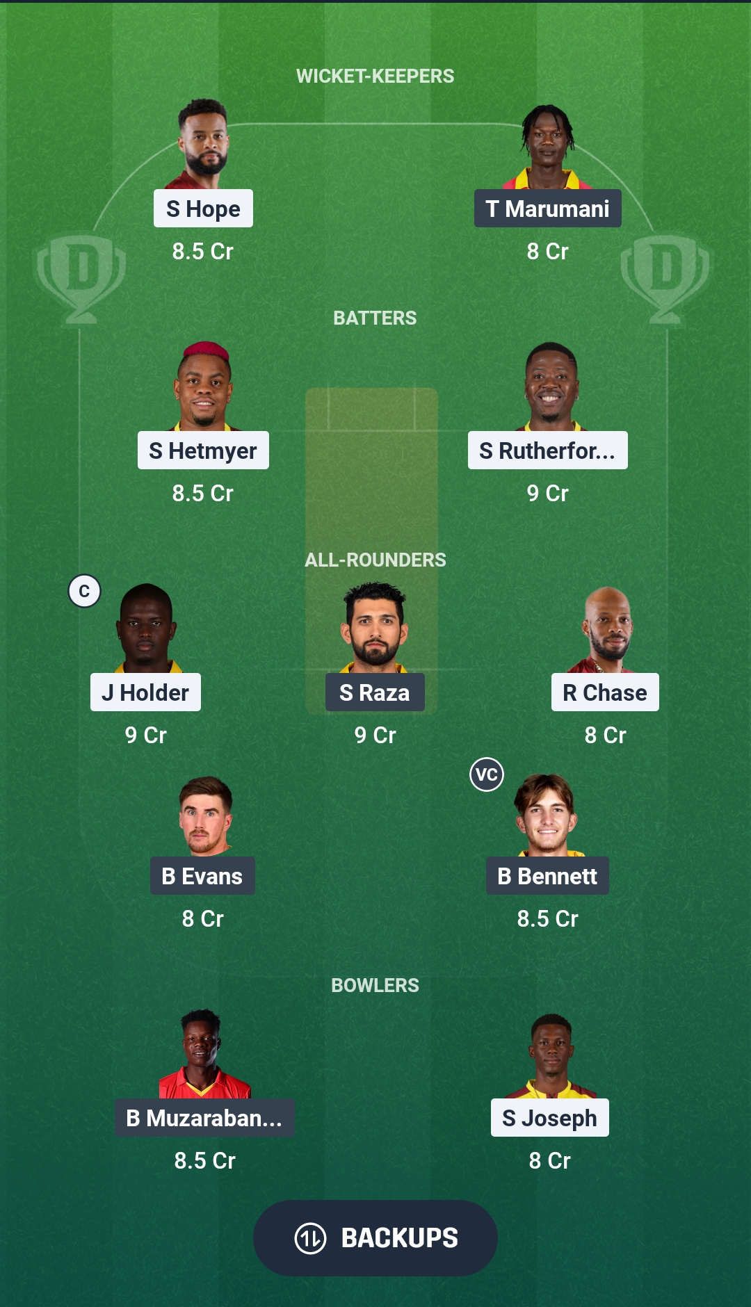 WI vs ZIM Dream11 Prediction Fantasy Cricket Tips Dream11 Team ICC T20 World Cup 2026