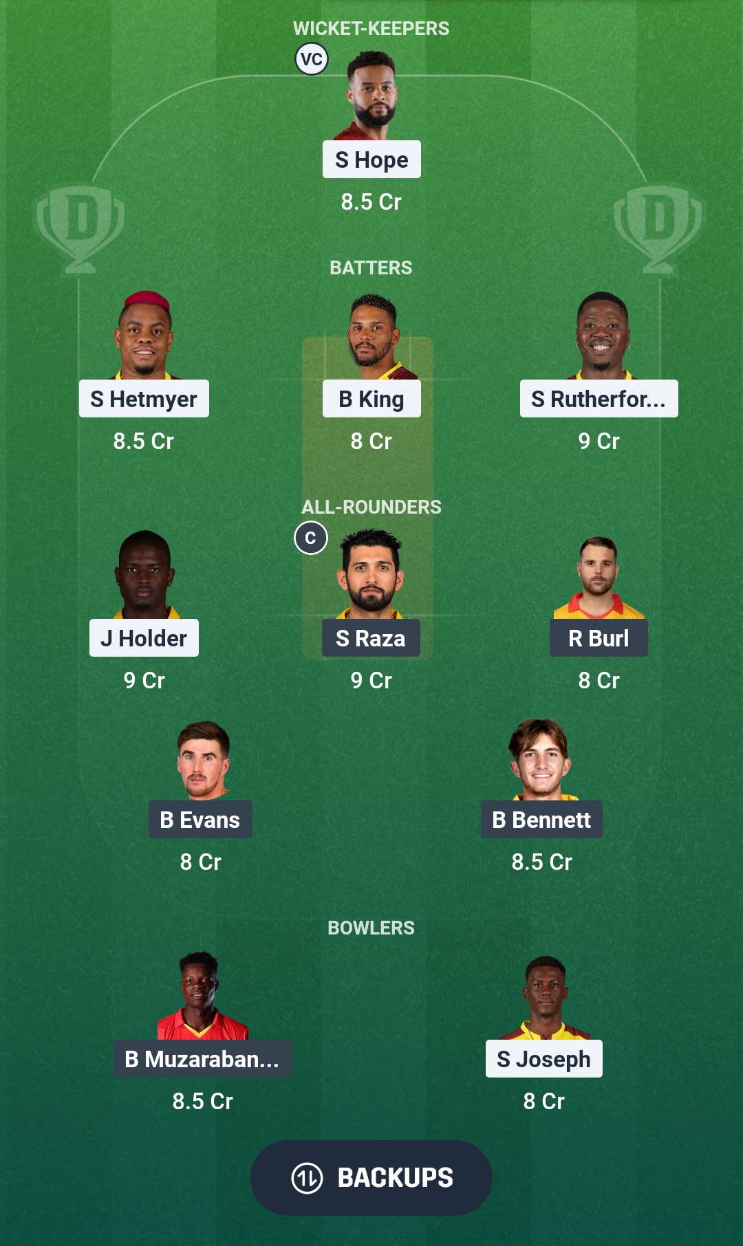 WI vs ZIM Dream11 Prediction Fantasy Cricket Tips Dream11 Team ICC T20 World Cup 2026