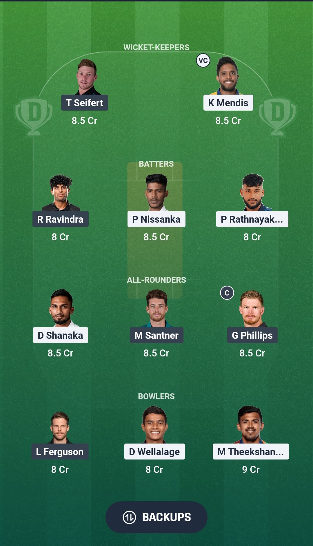 SL vs NZ Dream11 Prediction Fantasy Cricket Tips Dream11 Team ICC T20 World Cup 2026