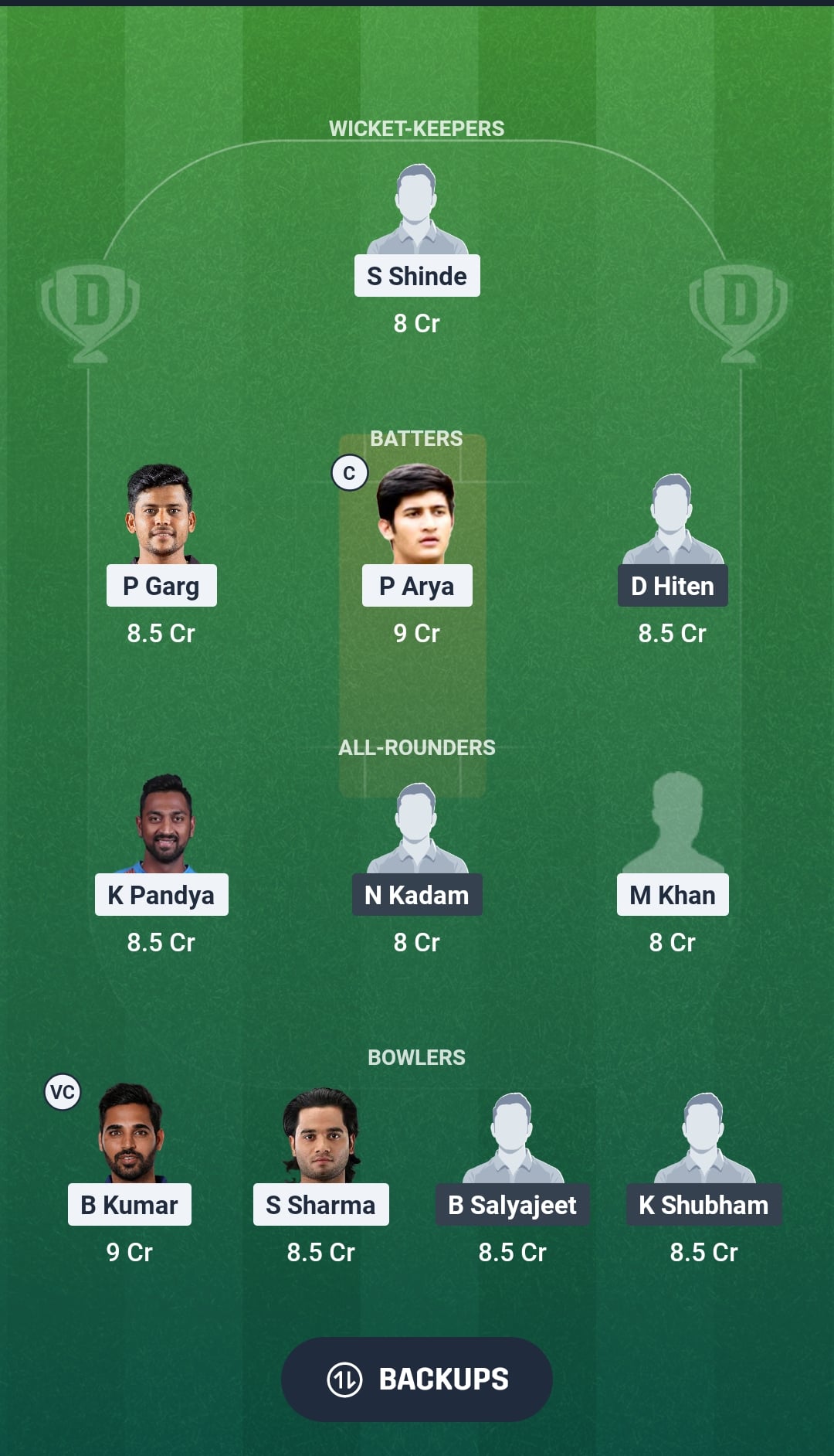 DYPR vs CGST Dream11 Prediction Fantasy Cricket Tips Dream11 Team DY Patil T20 Cup 2026