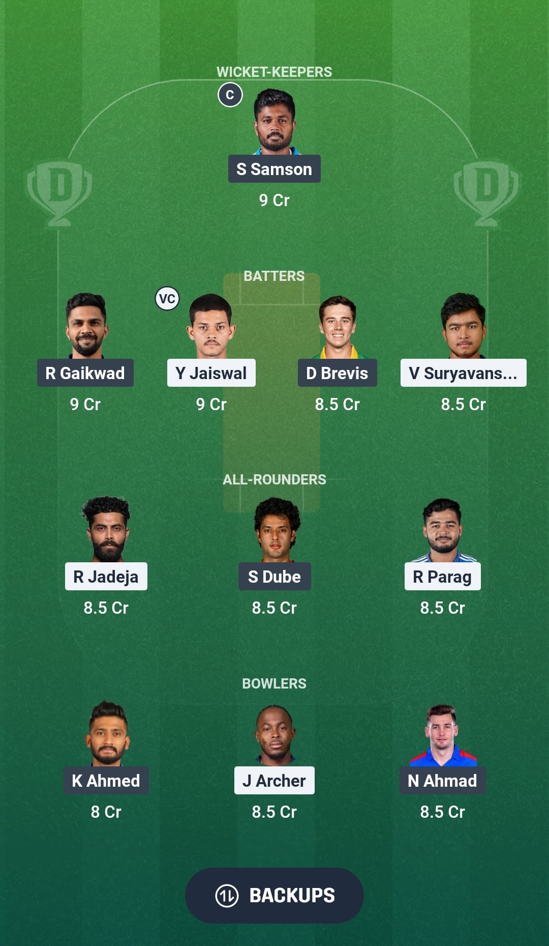 RR vs CSK Dream11 Prediction Fantasy Cricket Tips Dream11 Team IPL 2026