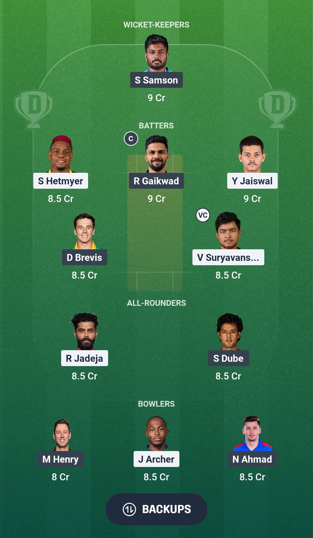 RR vs CSK Dream11 Prediction Fantasy Cricket Tips Dream11 Team IPL 2026