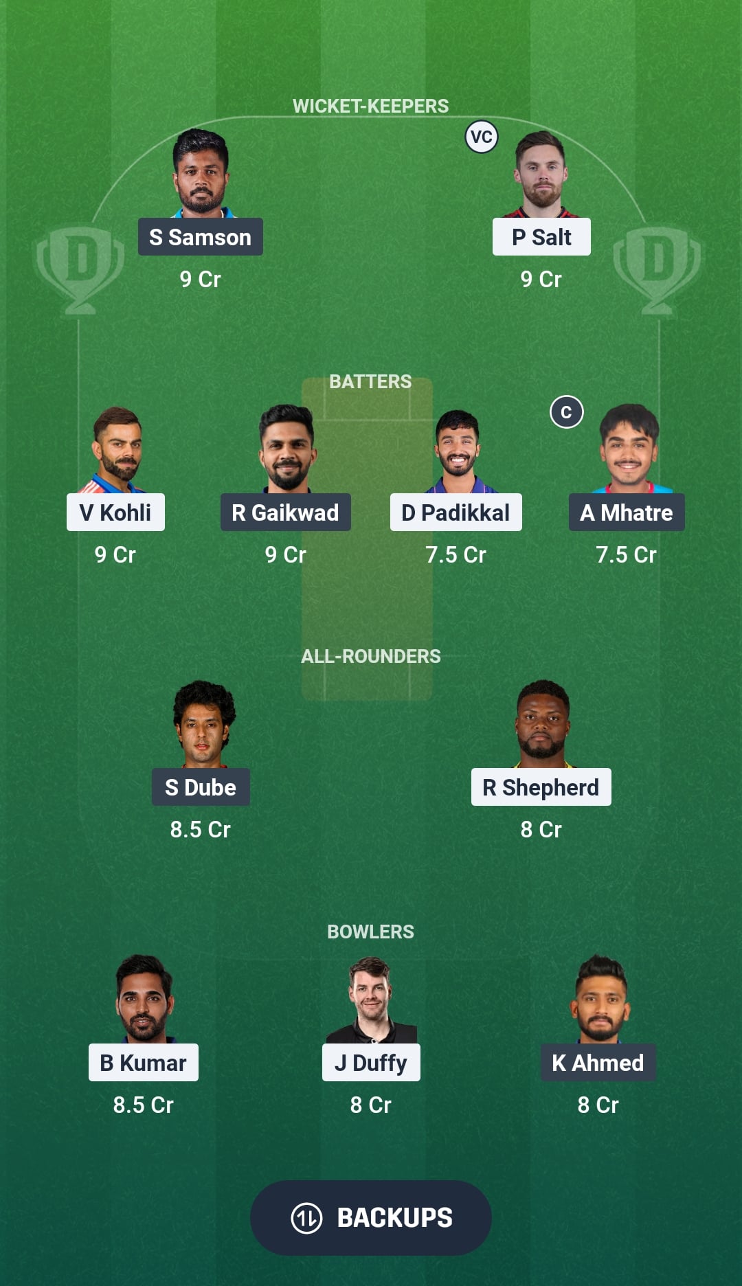 RCB vs CSK Dream11 Prediction Fantasy Cricket Tips Dream11 Team IPL 2026