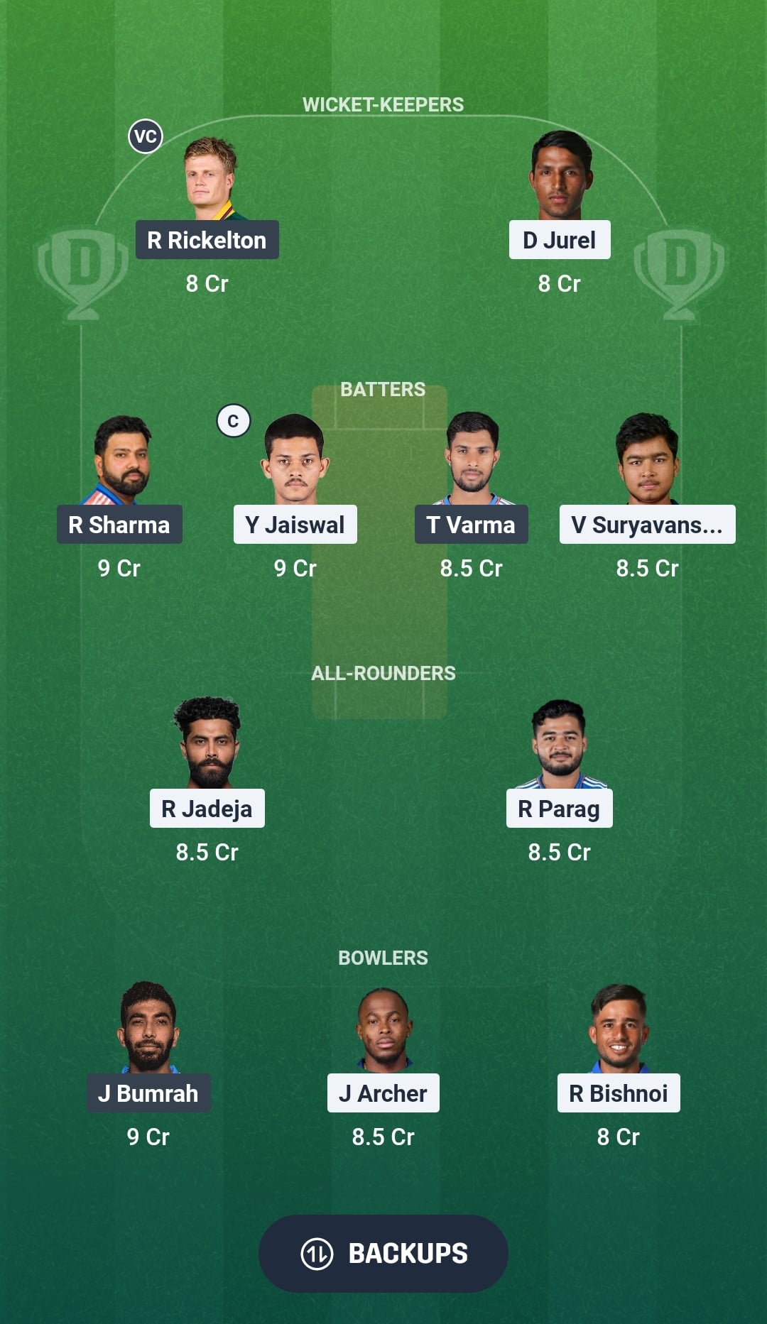RR vs MI Dream11 Prediction Fantasy Cricket Tips Dream11 Team IPL 2026