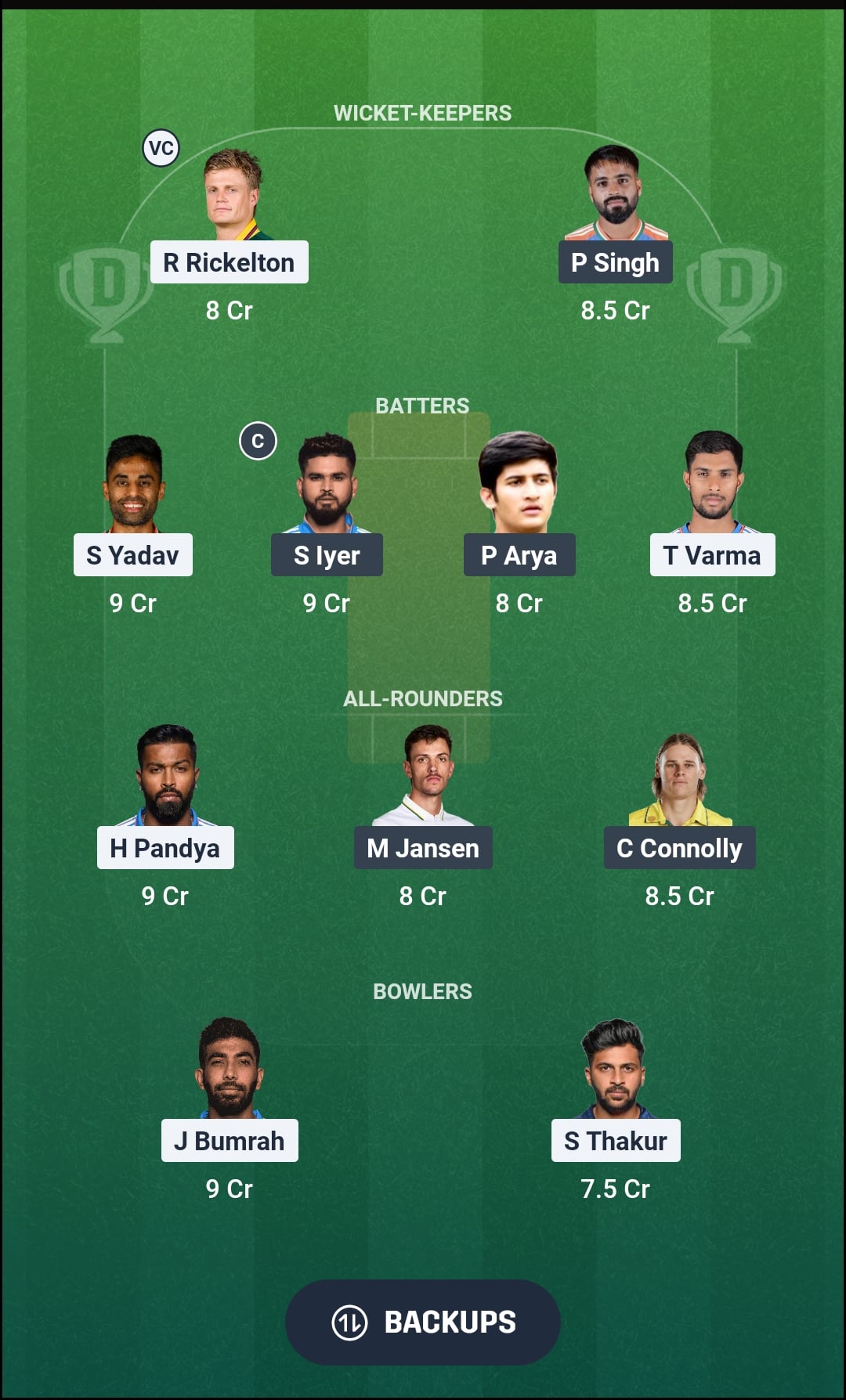 MI vs PBKS Dream11 Prediction Fantasy Cricket Tips Dream11 Team IPL 2026