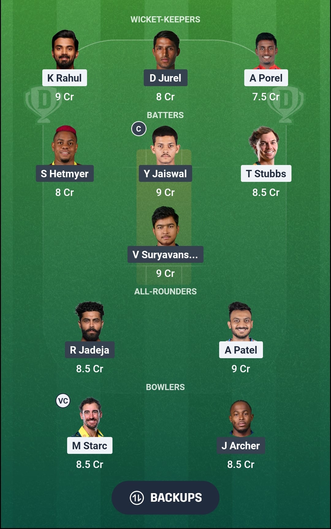DC vs RR Dream11 Prediction Fantasy Cricket Tips Dream11 Team IPL 2026