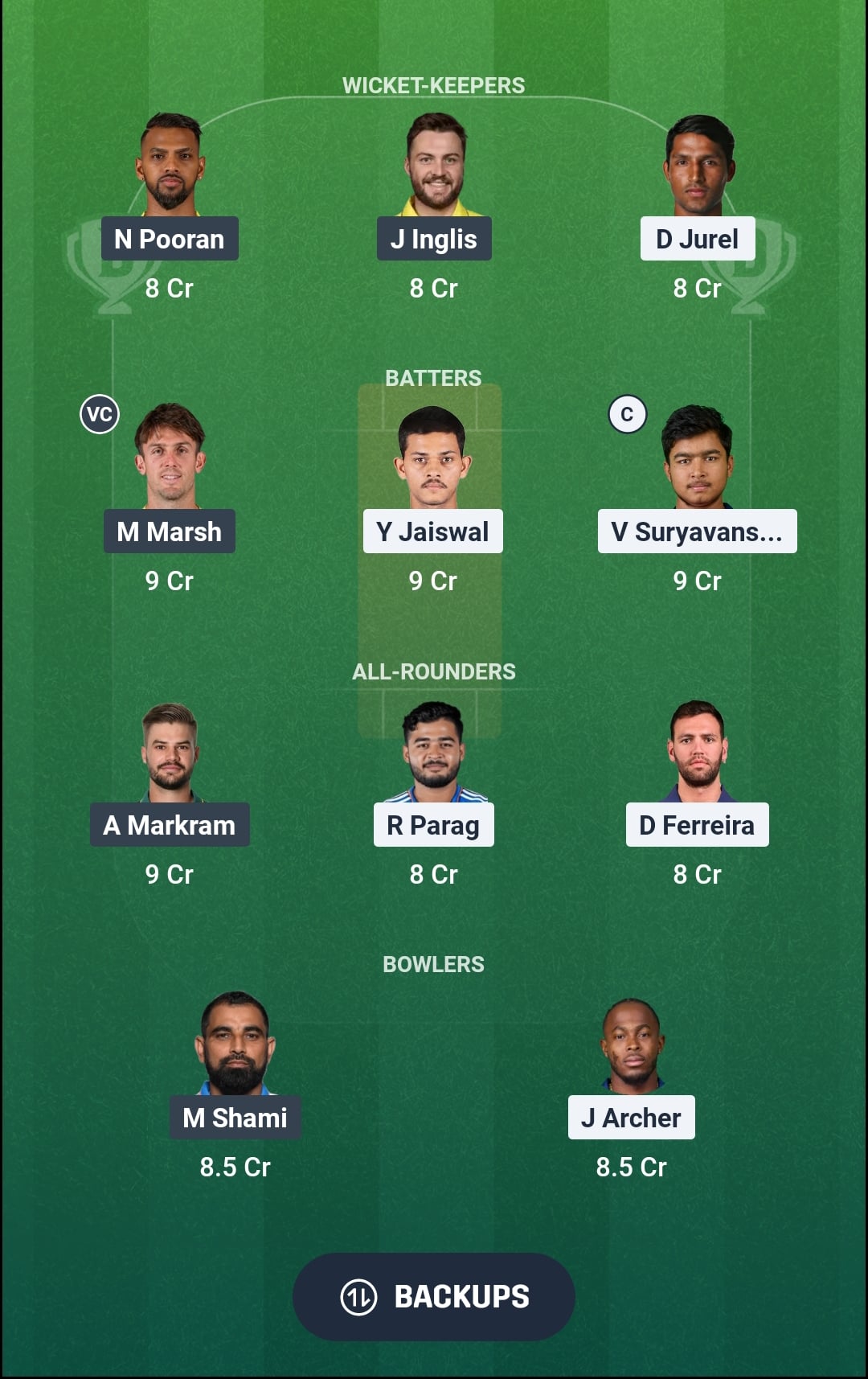 RR vs LSG Dream11 Prediction Fantasy Cricket Tips Dream11 Team IPL 2026