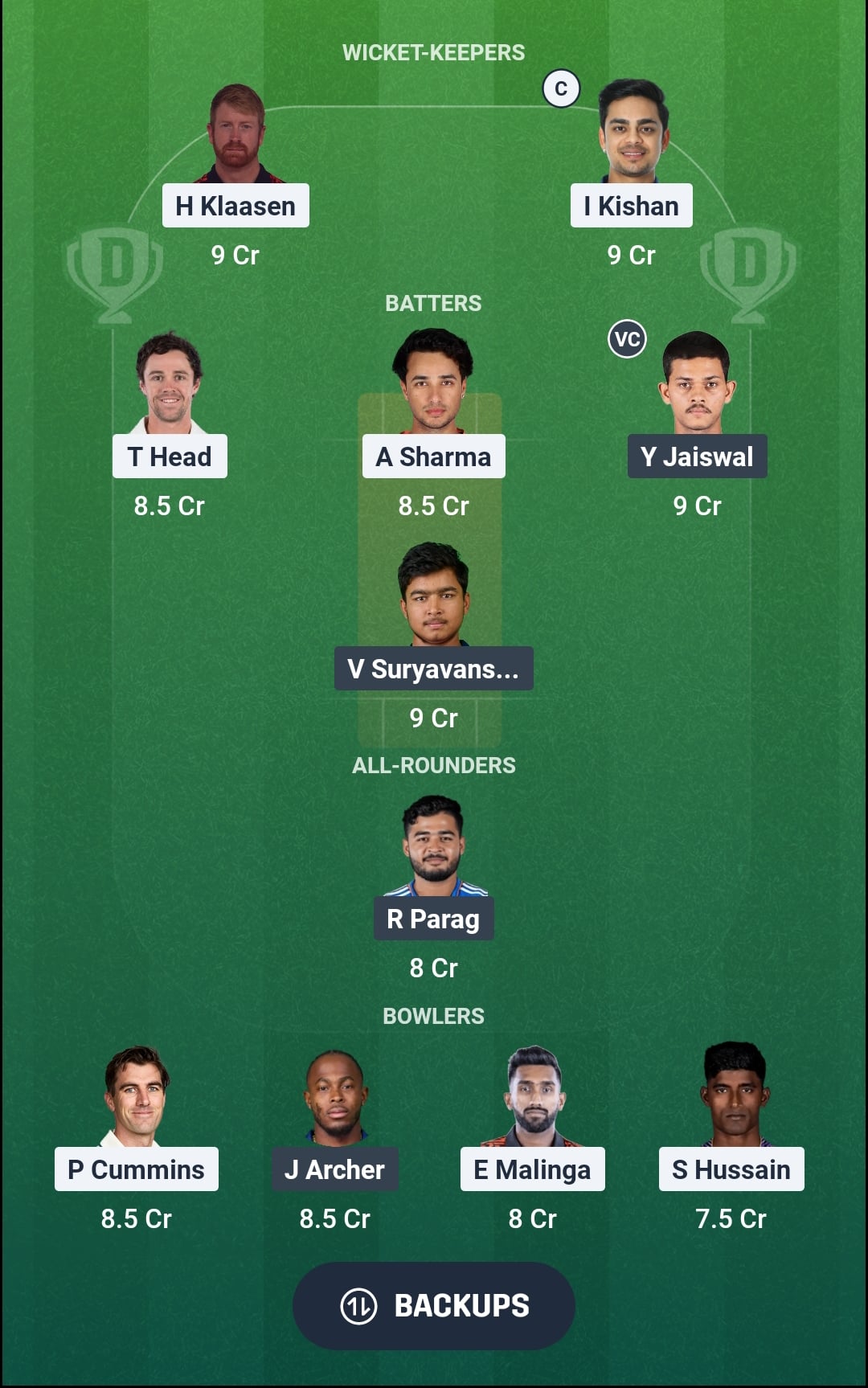 1000865530 SRH vs RR Dream11 Prediction Fantasy Cricket Tips Dream11 Team IPL 2026