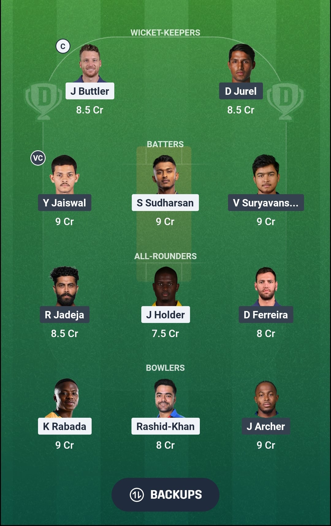 GT vs RR Dream11 Prediction Fantasy Cricket Tips Dream11 Team IPL 2026