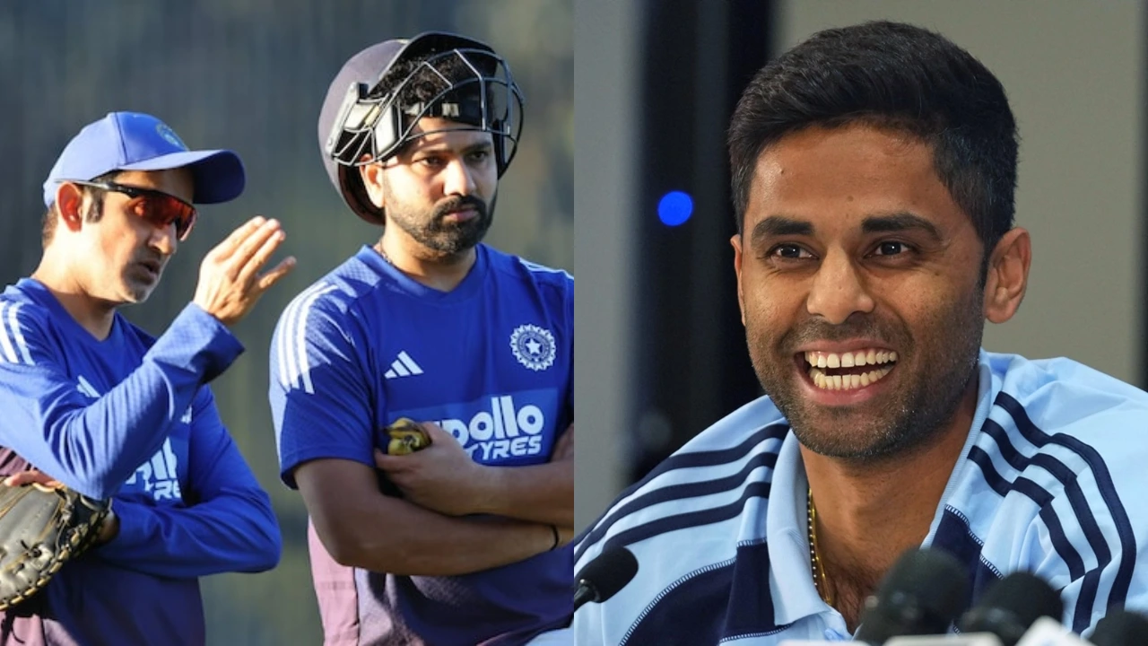 Gautam Gambhir, Rohit Sharma and Suryakumar Yadav