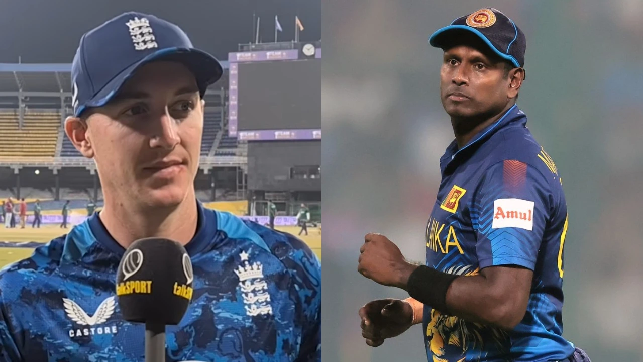 Harry Brook and Angelo Mathews