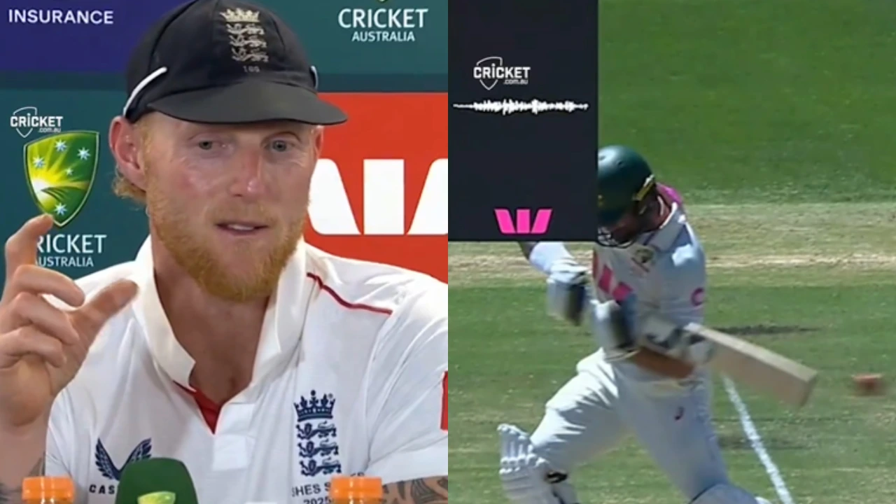 Ben Stokes react to SCG DRS drama