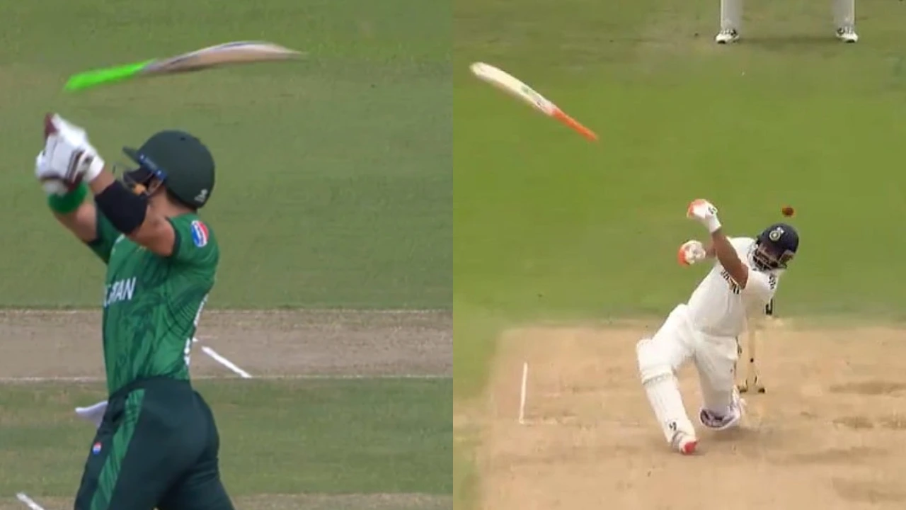 Sahibzada Farhan turns Rishabh Pant, sends bat flying at T20 World Cup 2026