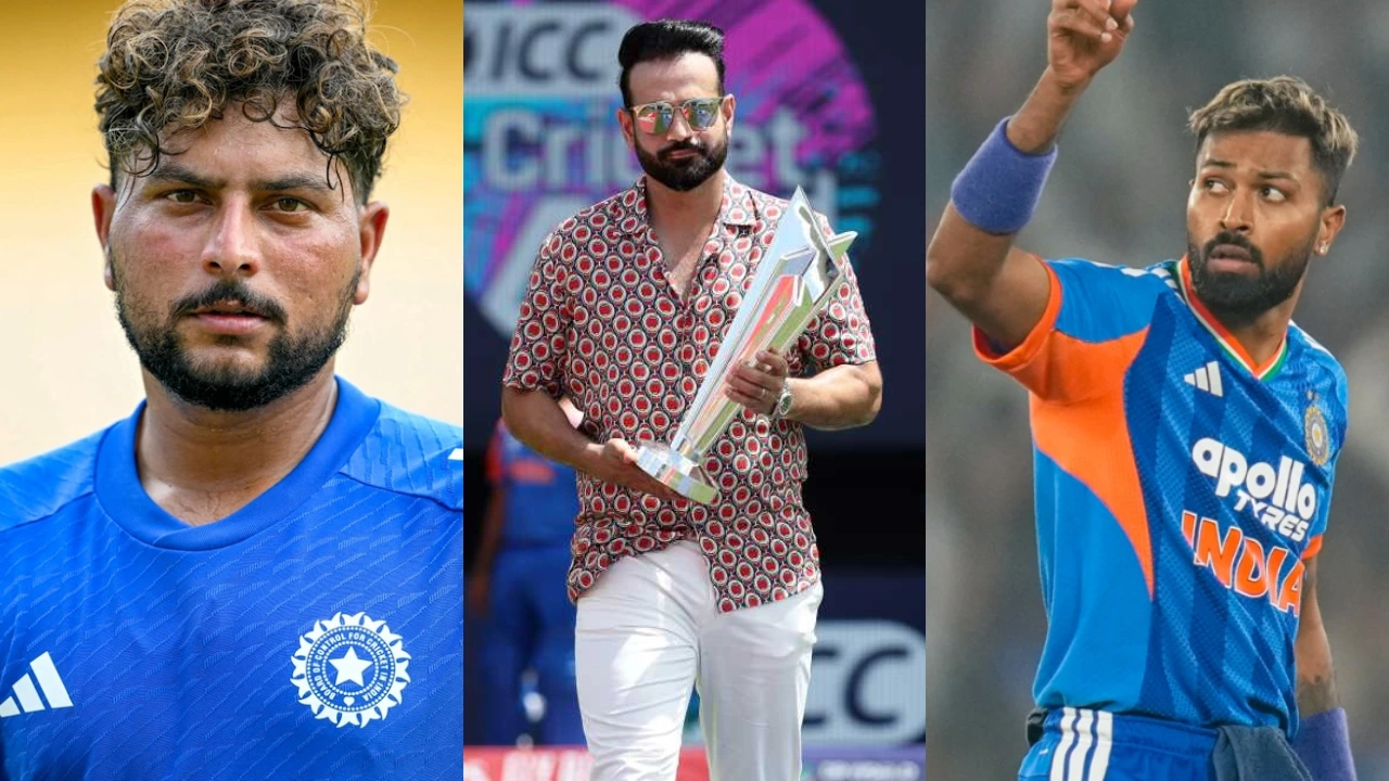Kuldeep Yadav, Irfan Pathan and Hardik Pandya.