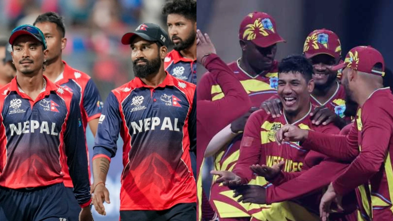 West Indies Playing XI vs Nepal Playing XI, Match 25 - ICC T20 World Cup 2026
