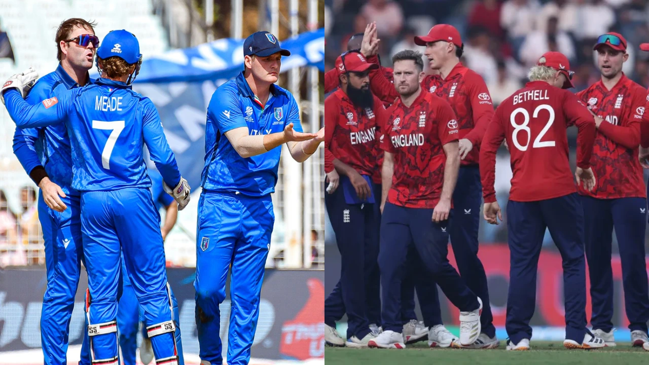 England Playing XI vs Italy Playing XI, Match 29 - ICC T20 World Cup 2026