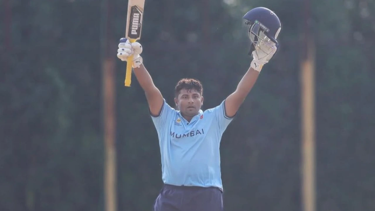 Sarfaraz Khan smashes List-A record