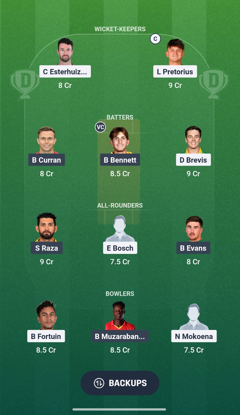 SA Vs ZIM