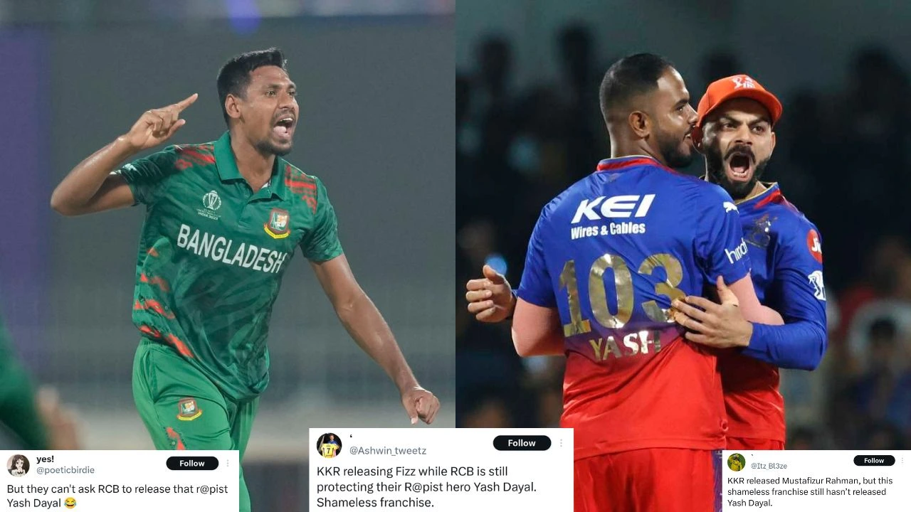 BCCI, Yash Dayal Mustafizur Rahman Virat Kohli