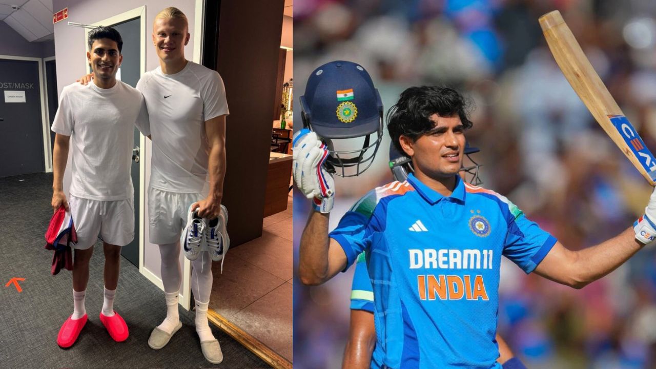Shubman Gill's spotted in fanboy moment with European football legend