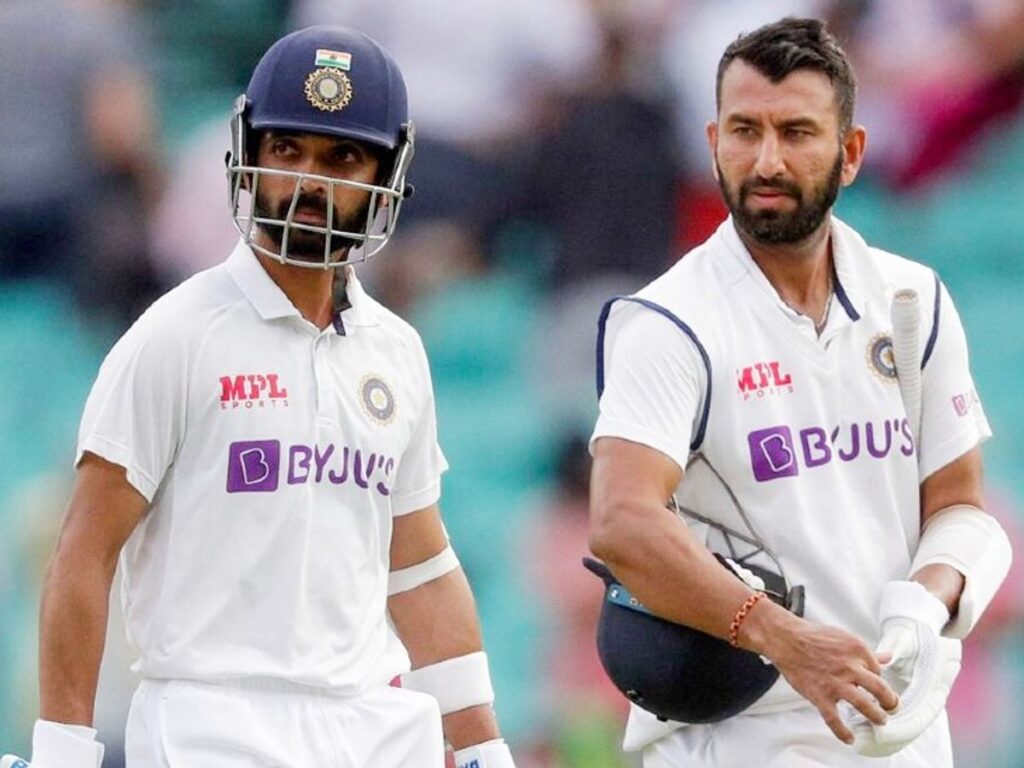 Ajinkya Rahane and Cheteshwar Pujara, Nikhil Chopra