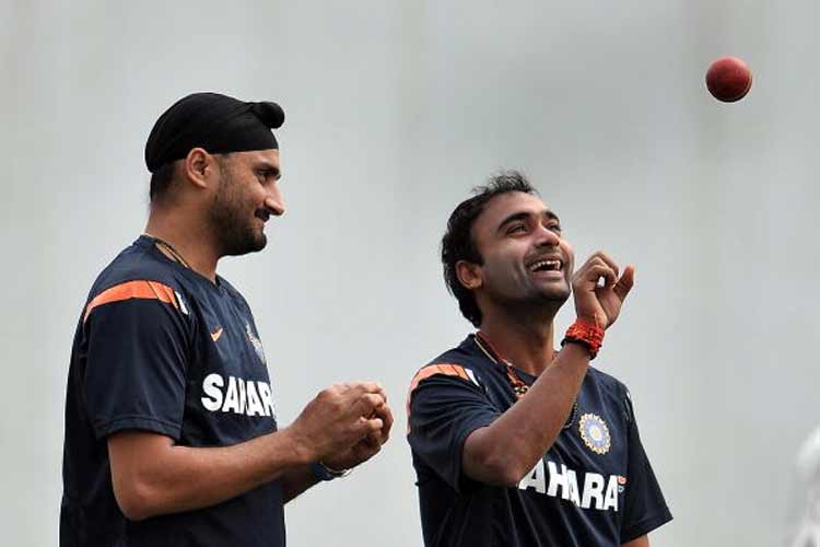 Harbhajan Singh and Amit Mishra