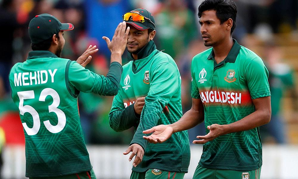 Mustafiur Rahman and Shakib Al Hasan (Getty)