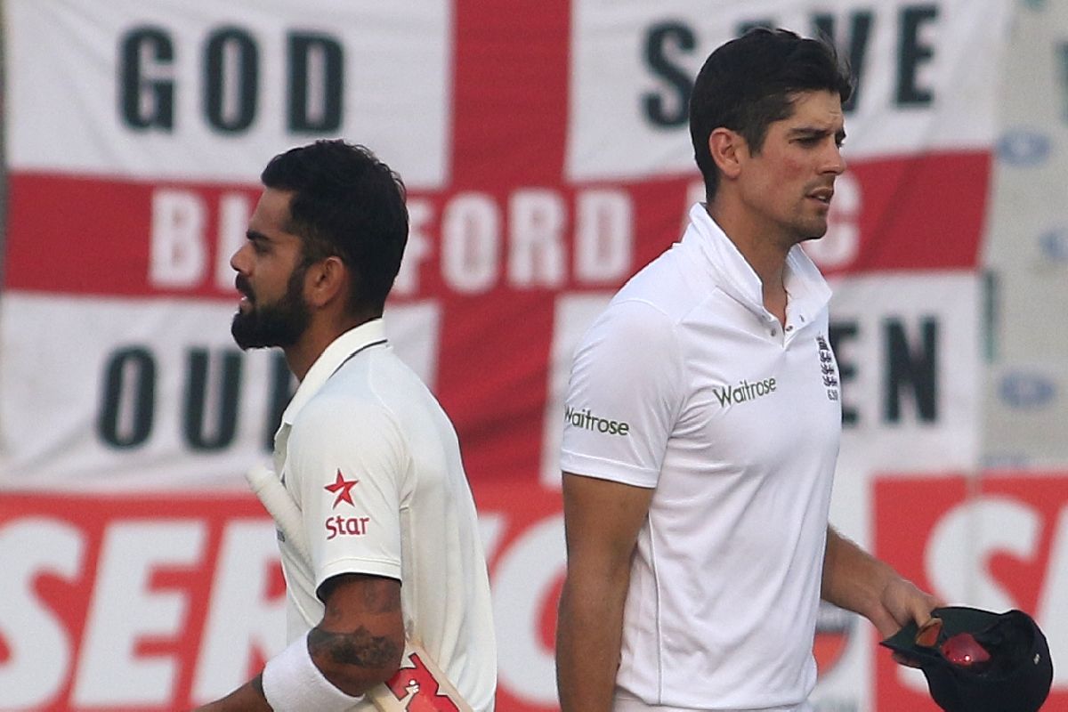 Alastair Cook, Virat Kohli