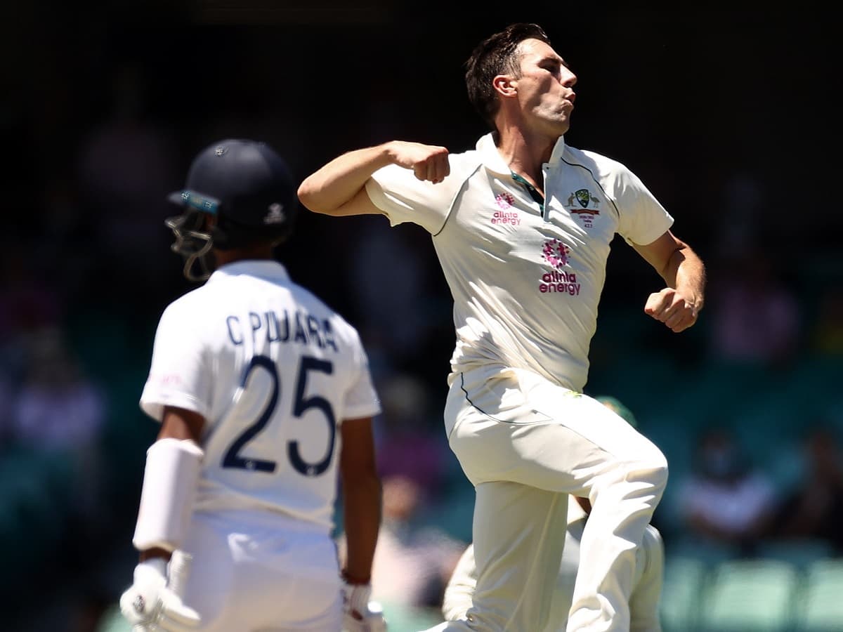 Pat Cummins and Cheteshwar Pujara