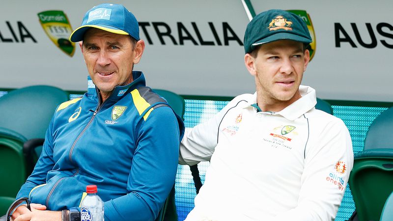 Justin Langer, Tim Paine