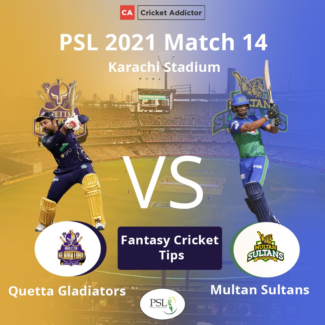 QUE vs MUL Dream11 Prediction, Fantasy Cricket Tips, Playing XI, Pitch Report, Dream11 Team, Injury Update – Pakistan Super League 2021