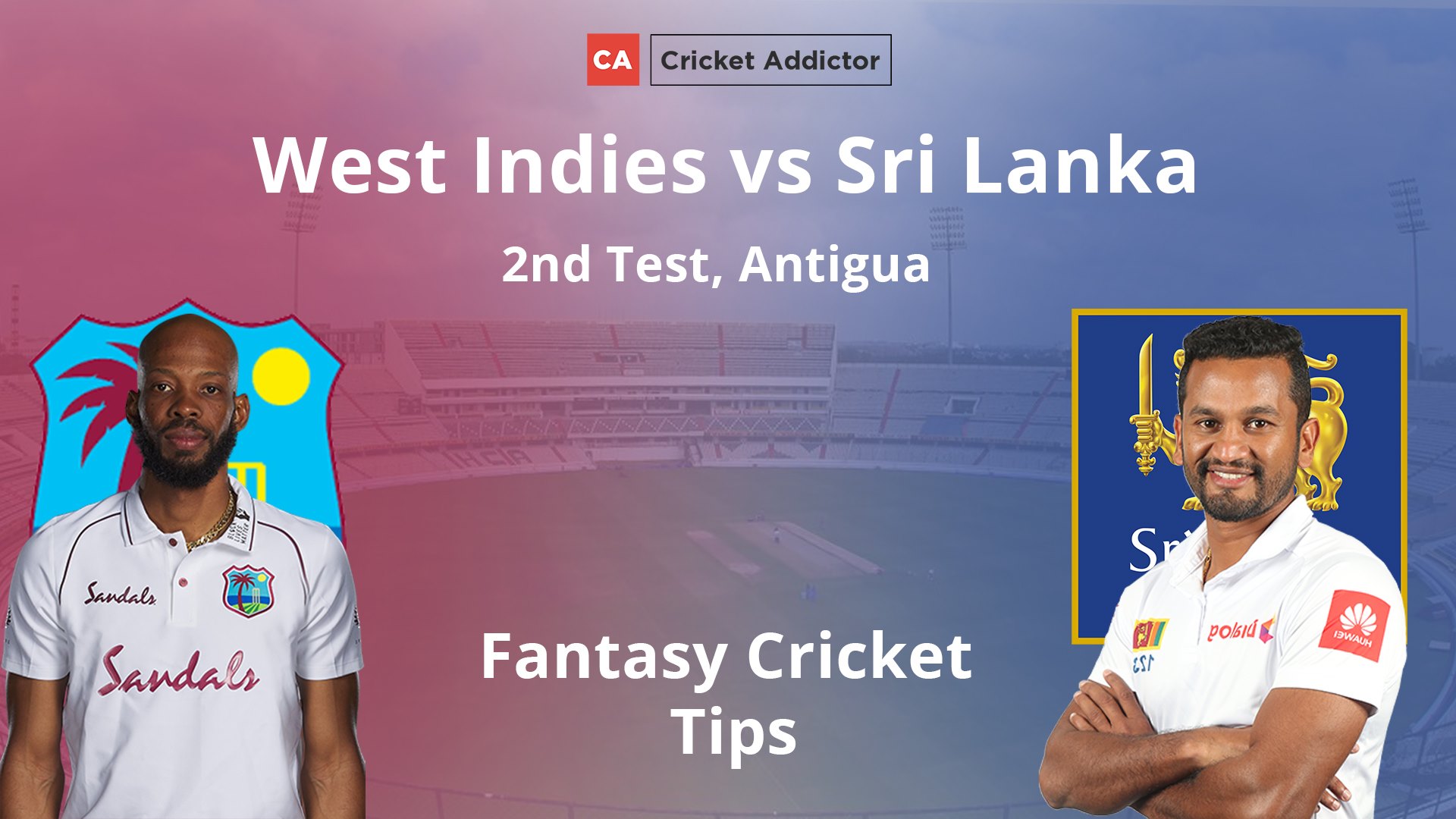 West Indies vs Sri Lanka 2nd Test Dream11 Prediction, Fantasy Cricket Tips, Playing XI, Pitch Report, Dream11 Team, and Injury Update.