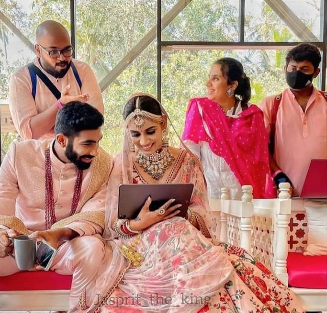 Jasprit Bumrah and Sanjana Ganesan Wedding