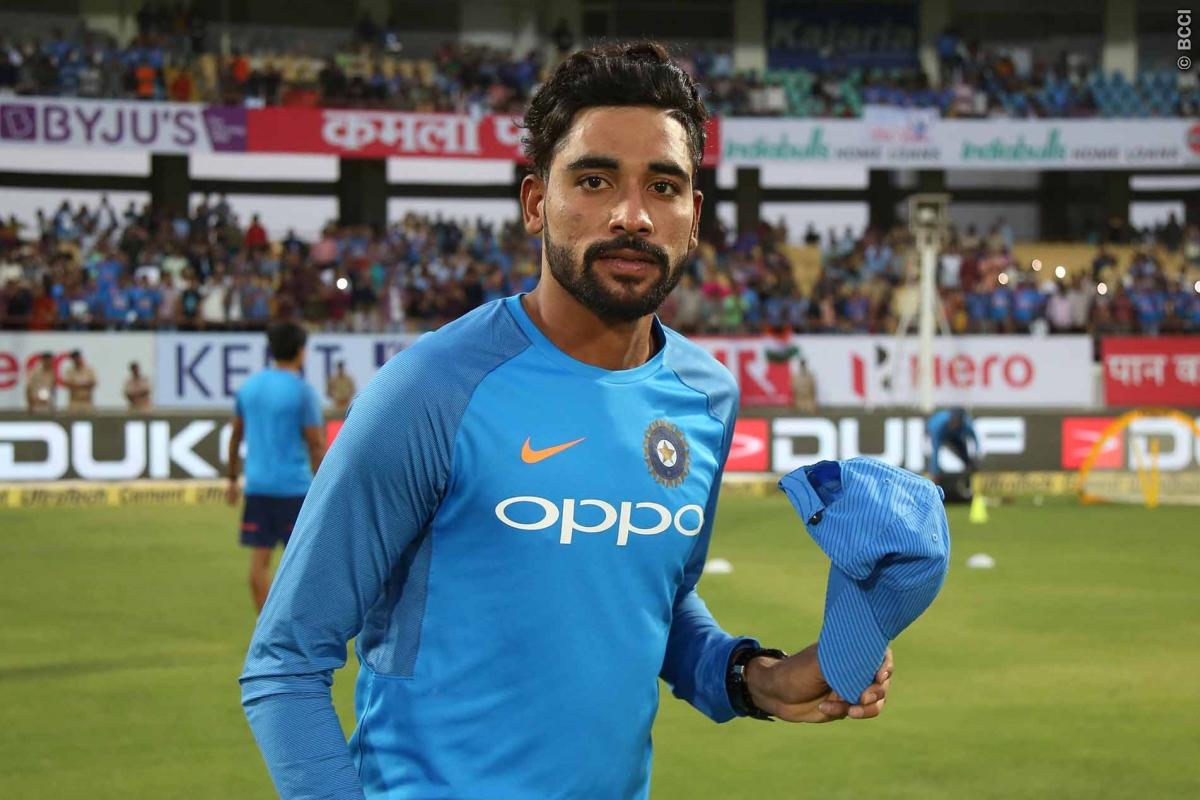 Mohammed Siraj, India