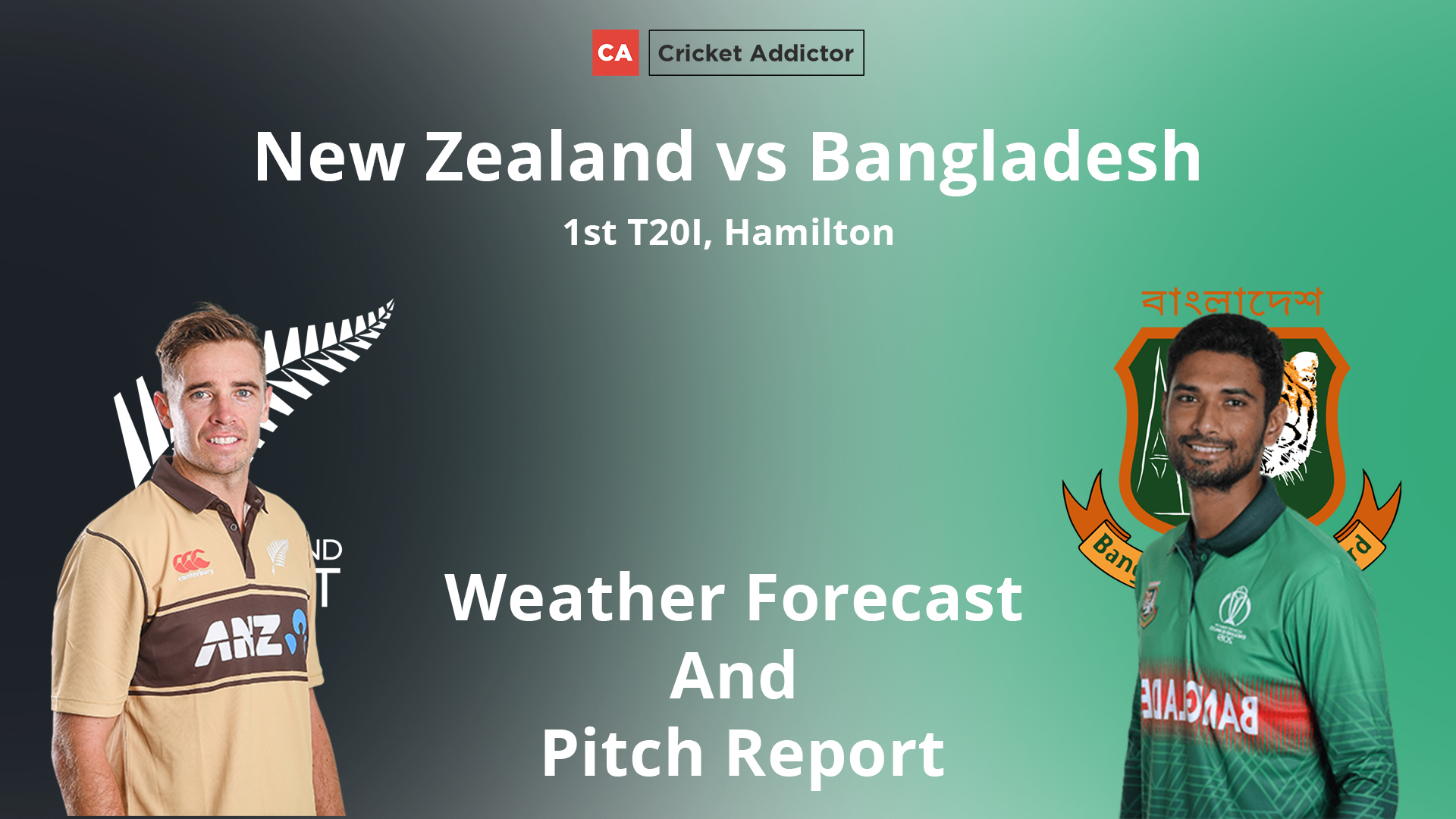 New Zealand vs Bangladesh 2021, 1st T20I: Weather Forecast And Pitch Report