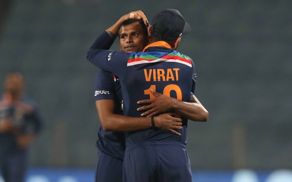 T Natarajan, Virat Kohli